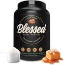 Ευλογημένη Vegan Protein Powder - Plant Based Protein Powder Replacement Protein Cheak, 23g Pea Protein Powder, Dairy Free, Gluten Free, Soy Free, No Sugar Added, 30 Σερβιέτες (Salted Caramel)