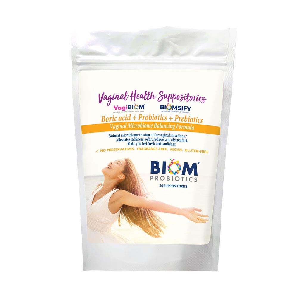 Βιομ Προβιοτικά Πρεβιοτικά Βορικό οξύ Υποθετικά . Γυναικεία Υγεία Προβιοτικό για Λοιμώξεις & pH Απαραίτητα VEGAN,PARABEN-FREE (10)