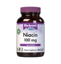 Bluebonnet Niacin 100mg Βιταμίνη Β3 Νικοτινικό οξύ - Υποστήριξη για την υγεία της καρδιάς για γυναίκες και άνδρες* - Μη-ΓΤΟ, Vegan, Kosher, Χωρίς γλουτένη, Χωρίς σόγια, χωρίς γαλακτοκομικά συμπληρώματα νιάκι - 90 κάψουλες λαχανικών