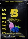 BuzzUps Gummies καφεΐνη – 100mg καφεΐνη ανά Gummy, Buzzin Berry Flavor, Energy Boost for Sports, Gaming, Running, Ποδηλασία, Εστίαση, Συμπλήρωμα αντοχής (10 Gummies, 1 Pack)