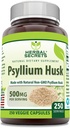 Φυτικά μυστικά Psyllium Husk συμπλήρωμα 