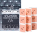 Laki Naturals Πάθος Patch για τους άνδρες (πακέτο των 15) – Υποστηρίζει την κυκλοφορία, τη ζωντάνια, τη ζωντάνια και την ενέργεια με φυσικά συστατικά – Μη-Habit Forming, Time-Eleased Ανδρική ευεξία Patches