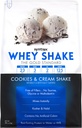 Syntrax Nutrition Whey Shake, Ψυχρό Φιλτραρισμένο & Μη μετουσιωμένο Whey Protein Powder Blend, Cookies & Cream Shake, 2 lbs, Real Cookie κομμάτια