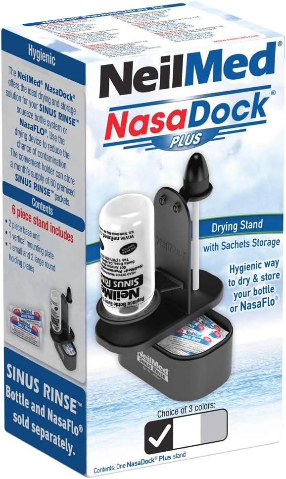 NeilMed NasaDock Plus Σταθείτε μαύροι
