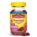 Φύση Κατασκευασμένη Προγεννητικά Gummies με DHA και φολικό οξύ, προγεννητική βιταμίνη και συμπλήρωμα ορυκτών για την καθημερινή διατροφή, 60 Gummies, 30 ημέρες προσφοράς