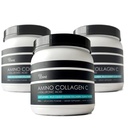 (3-Pack) Amino Collagen C - Κόνις κολλαγόνου (180 Scoops) - Πεπτίδια θαλάσσιου κολλαγόνου + Υαλουρονικό οξύ. Χωρίς ζάχαρη. Δεν Odor. Μη ΓΤΟ. ΗΠΑ. για τα μαλλιά, δέρμα, νύχια, αρθρώσεις, & Gut Υγεία.