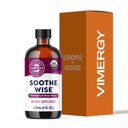 Vimergy Soothe Wise* – Fast-Absorbing Ανοσοποιητική Υποστήριξη με Syrup Elderberry και Ακατέργαστο, Βιολογικό Μέλι – Γλουτένη και καταπραΰνει τους αναπνευστικούς ιστούς – USDA Certified Organic, Vegan, Paleo-Friendly, Gluten-Free.