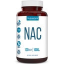 Συμπλήρωμα NAC (N-Acetyl Cysteine) - 1000 mg-Αντιοξειδωτική Υποστήριξη - Προώθηση της Ηπατικής Υγείας και Αποτοξίνωσης - Ενισχύει τον Πνεύμονα και την Ανοσοποιητική Υγεία - Καψάκια λαχανικών - 120 Μέτρα - 60 Υπηρεσίες