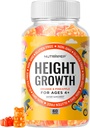 Teens Height Growth Supplement Gummies - Kids Grow Taller Natural Height Increaser Multivitamin - with Calcium Vitamin D3 K2 Zinc L-Arginine L-Glutamine L-Ornithine for Boys Girls