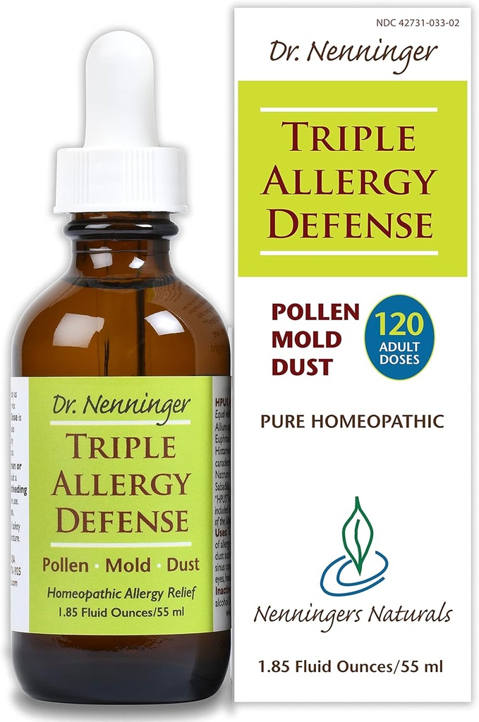 Triple Allergy Defense 120 Δόσεις Multi-Συμπτώματα ανακούφιση σκόνη γύρη