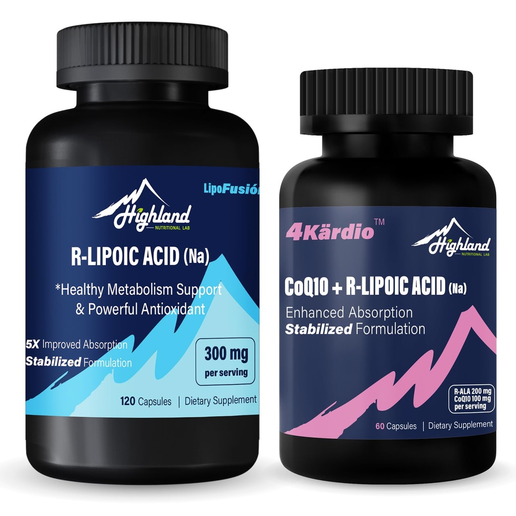 R-Lipoic Acid (Na) + CoQ10 και R-Lipoic Acid (Na)