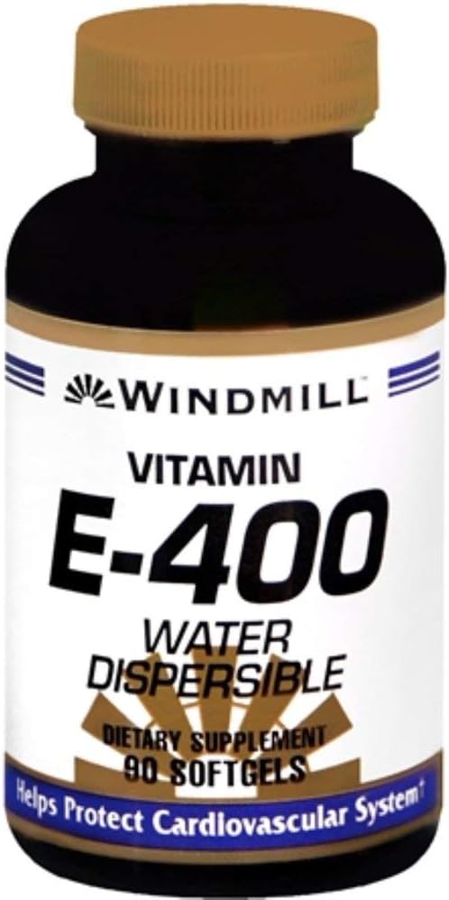 Βιταμίνη E SFGL 400 IU WTR DS WMILL, 90 Αριθμός