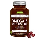 Igennus Ultra Pure Omega 3 Trigeride rTG Wild Fish Oil 1360mg, IFOS Certified, EPA DHA 1000mg Plus Ασταξανθίνη, μη-GMO, για άνδρες & γυναίκες, 180 Softgels