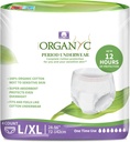 Organyc Certified Organic Cotton Disposable Period Εσώρουχα για Ευαίσθητο Δέρμα 12 Ώρες Πλήρης Προστασία