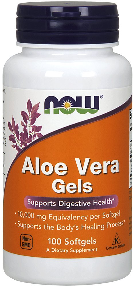 Τώρα Τροφές Aloe Vera, 100 Softgels