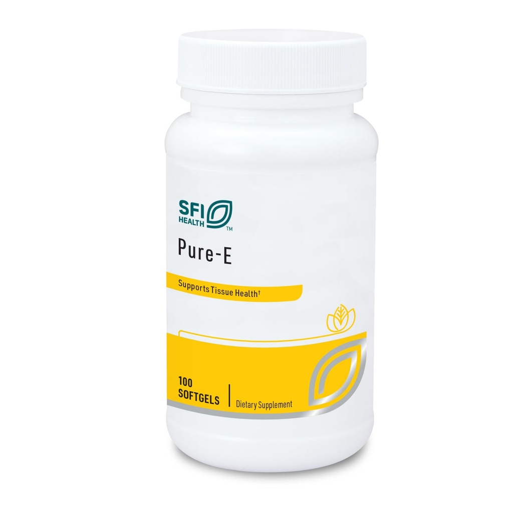 Klaire Labs SFI Health Pure-E - Φυσικό D-Άλφα & Μικτές τοκοφερόλες Υψηλό σε γ-τοκοφερόλη (100 Softgels)