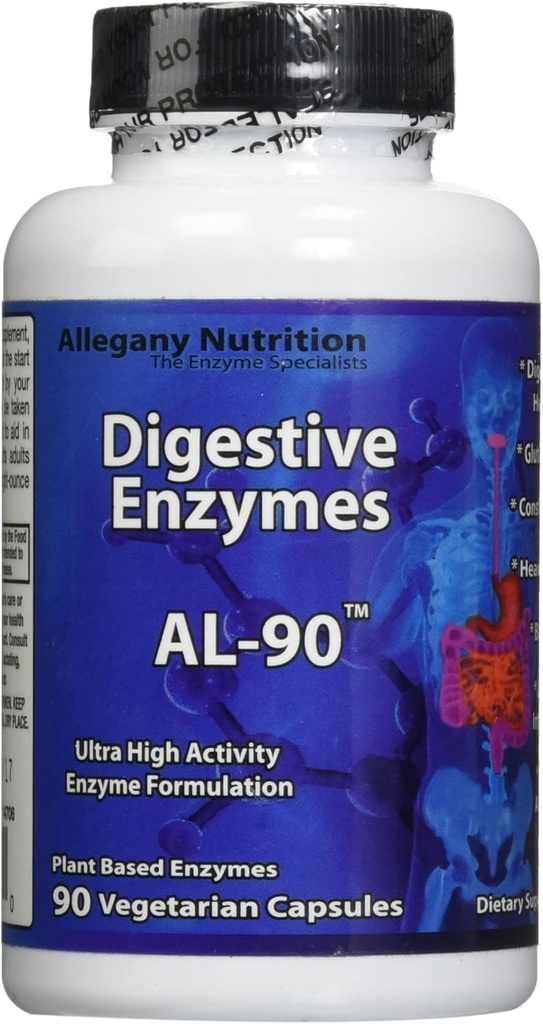 Gluten Free Digestive Enzymes - 90 Count