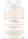 Earthley Wellness, κάψουλες Oyster-Min, φυσικό ψευδάργυρο & συμπλήρωμα ορυκτών, προάγει την ενέργεια & Mood, πλούσια σε αντιοξειδωτικά & αμινοξέα, 100% καθαρό & βιοδιαθέσιμο (60 κάψουλες)