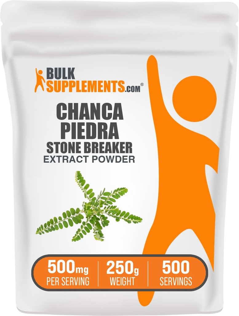 BulkSupplements.com Chanca Piedra Extract Powder - Chanca Piedra Stone Breaker, Herbal Supplement - Vegan & Gluten Free, 500mg ανά Σερβίρισμα, 250g (8,8 oz) (πακέτο του 1)