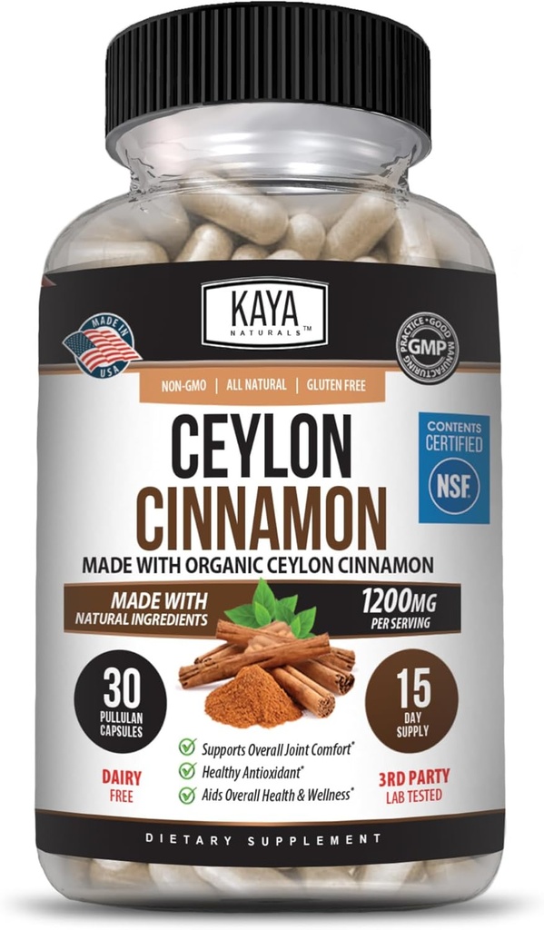 Kaya Naturals Ceylon Cinnamon Συμπληρωματικό 