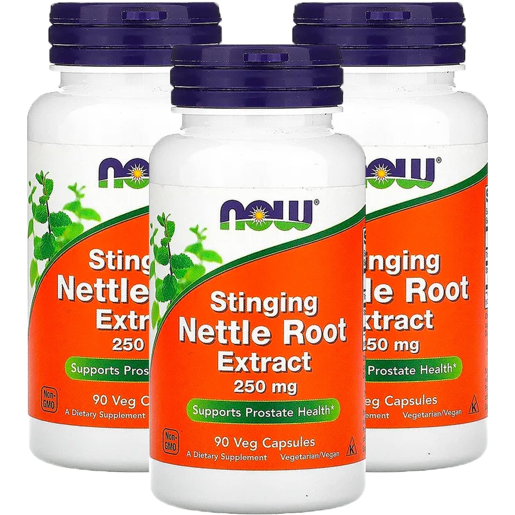 Τώρα τρόφιμα Stinging Nattle Root Extract 250mg, Veg-Capsules, 90-Count (πακέτο των 3)
