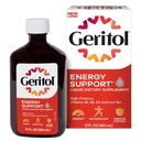 Geritol, Liquid Vitamin και το συμπλήρωμα σιδήρου, την ενεργειακή υποστήριξη, περιέχει υψηλής ισχύος B-βιταμίνες και σίδηρο, ευχάριστη γεύση, εύκολο να καταπιούν, χωρίς τεχνητά γλυκαντικά, μη GMO, 12 Oz
