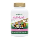 NaturesPlus Animal Parade Gold Multivitamin Children’s Chewables - Watermelon Flavor - 120 Animal-Shaped Tablets - Vitamin D3, K2 & Probiotics - Vegan, Gluten Free - 60 Total Servings