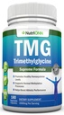 TMG Trimethylglycine Supplement - 1000mg - 180 Κάψουλες - Premium Pure Betaine Anhydrus - Υποστηρίζει κανονικά επίπεδα ομοκυστεΐνης & αρτηριακής πίεσης - Προάγει τις διαδικασίες μεθυλίωσης - Μη ΓΤΟ Formula