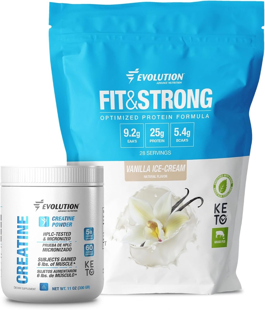 Evolution Advance Nutrition Fit & Strong + Creatine Monohydrate Powder