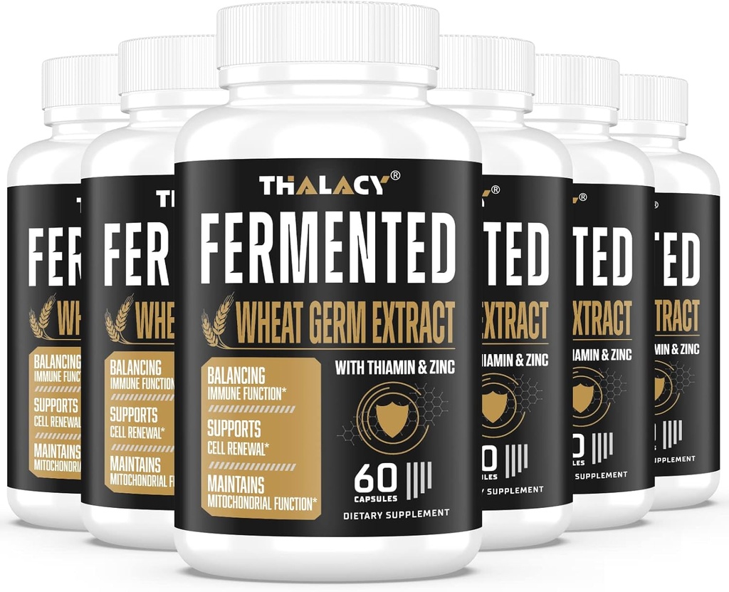 Συμπληρώματα σπερμιδίνης 13mg - 1300mg Εκχύλισμα σιταριού Εκχύλισμα Κάψουλες Έντονη Φόρμουλα με Υψηλότερο Περιεχόμενο Σπερμιδίνης και Ψευδάργυρο για Υγιεινή Γήρανση, Καθημερινή Ανοσοποιητικό Σύστημα και Ανανέωση Κελιών (6 Συσκευασία)