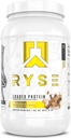 RYSE Loaded Protein Powder - Τοστ κανέλας - 25g Whey Protein Isolate & Concent with Prebiotic Fiber & MCTs - Χαμηλός υδατάνθρακες, χαμηλή ζάχαρη, Digestive-Friendly - 27 Σερβιέτες / 2 lb Tub