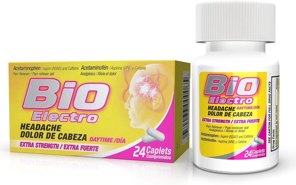 Έξτρα δύναμη Πόνος & πονοκέφαλος δισκία ανακούφισης, 24 κόμης