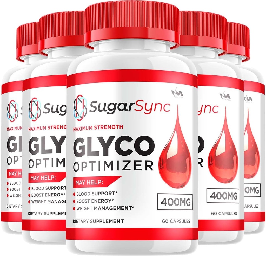 (5 Συσκευασία) SugarSync Glycogen – Sugar Sync Capsule Cleaner, Sugar Sync Pills, Advanced Formula for Συνολική Ευεξία, SugarSync Κριτικές, 300 Κάψουλες