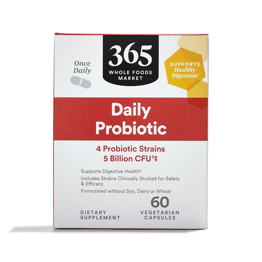 365 by Whole Foods Market, Daily Probiotic 5 Billion CFU, 60 ct