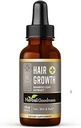 Hair Growth Plus 1oz - προϊόν μαλλιών μπαμπού για γυναίκες και άνδρες για την ανάπτυξη των μαλλιών με συμπληρώματα κολλαγόνου, κερατίνη - δέρμα μαλλιών και νύχια Βιταμίνες για όλους τους τύπους μαλλιών -1 μπουκάλι