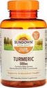 Sundown Turmeric Supplement, 500 mg, Υποστηρίζει Αντιοξειδωτική Υγεία, 140 Κάψουλες