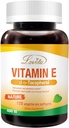 Lovita Vitamin E 400 IU Softgels, Natural Vitamin E 268 mg (ως D Alpha Tocopherol), Vegan Vitamin E για υγιή δέρμα, μαλλιά, νύχια & ανοσοποιητικό σύστημα Υποστήριξη, 120 χορτοφαγικά Softgels