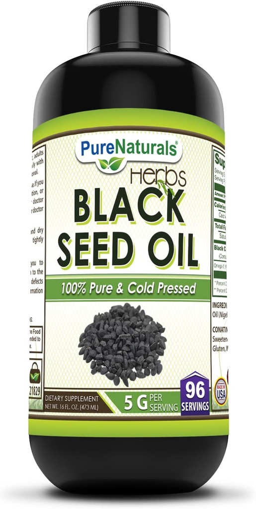 Pure Naturals Black Seed Oil Supplement 