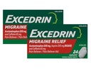 Excedrin Migraine Pain Reliever Caplets, 24 Count (πακέτο του 2)