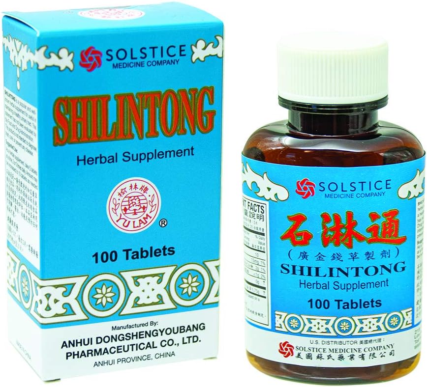Shilintong Βότανο συμπλήρωμα (Supports Urinary Tract, Kidney & Bladder Stone Cleanse) (100 δισκία)(1 Φιάλη (Solstice)