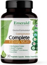 EMERALD LABS Complete 1-Daily Multi - Complete Multivitamin for Men & Women with Vitamin C, μεθυλιωμένο φολικό, πλήρες μείγμα τροφίμων & Περισσότερα για την ανοσοποιητική υποστήριξη, την υγεία των οστών & More* - 30 κάψουλες λαχανικών