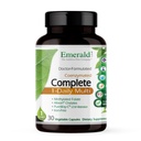 EMERALD LABS Complete 1-Daily Multi - Complete Multivitamin for Men & Women with Vitamin C, μεθυλιωμένο φολικό, πλήρες μείγμα τροφίμων & Περισσότερα για την ανοσοποιητική υποστήριξη, την υγεία των οστών & More* - 30 κάψουλες λαχανικών