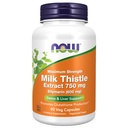 Now Foods Milk Thistle Extract 750 mg Silymarin (600 mg), Μέγιστη Περιεκτικότητα - 90 Κάψουλες Veg