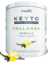 Keto Collagen Protein Powder με MCT Oil – Κέτο και Παλαιοφιλικό χόρτο Fed and Pasture Αυξημένα υδρολυμένα Collagen Peptides – Ταιριάζει σε χαμηλή διατροφή υδατανθράκων και Keto Snacks – KEYTO Vanilla Flavor