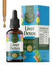 HERBAMAMA Liver Cleanse Detox & Repair - Συμπλήρωμα στήριξης ήπατος - Υγρές σταγόνες με γαϊδουράγκαθο γάλακτος, Dandelion Root & Chanca Piedra - Αλκοόλ & συμπλήρωμα υγρής καθαρισμού χωρίς ζάχαρη, 42 ημέρες προσφοράς