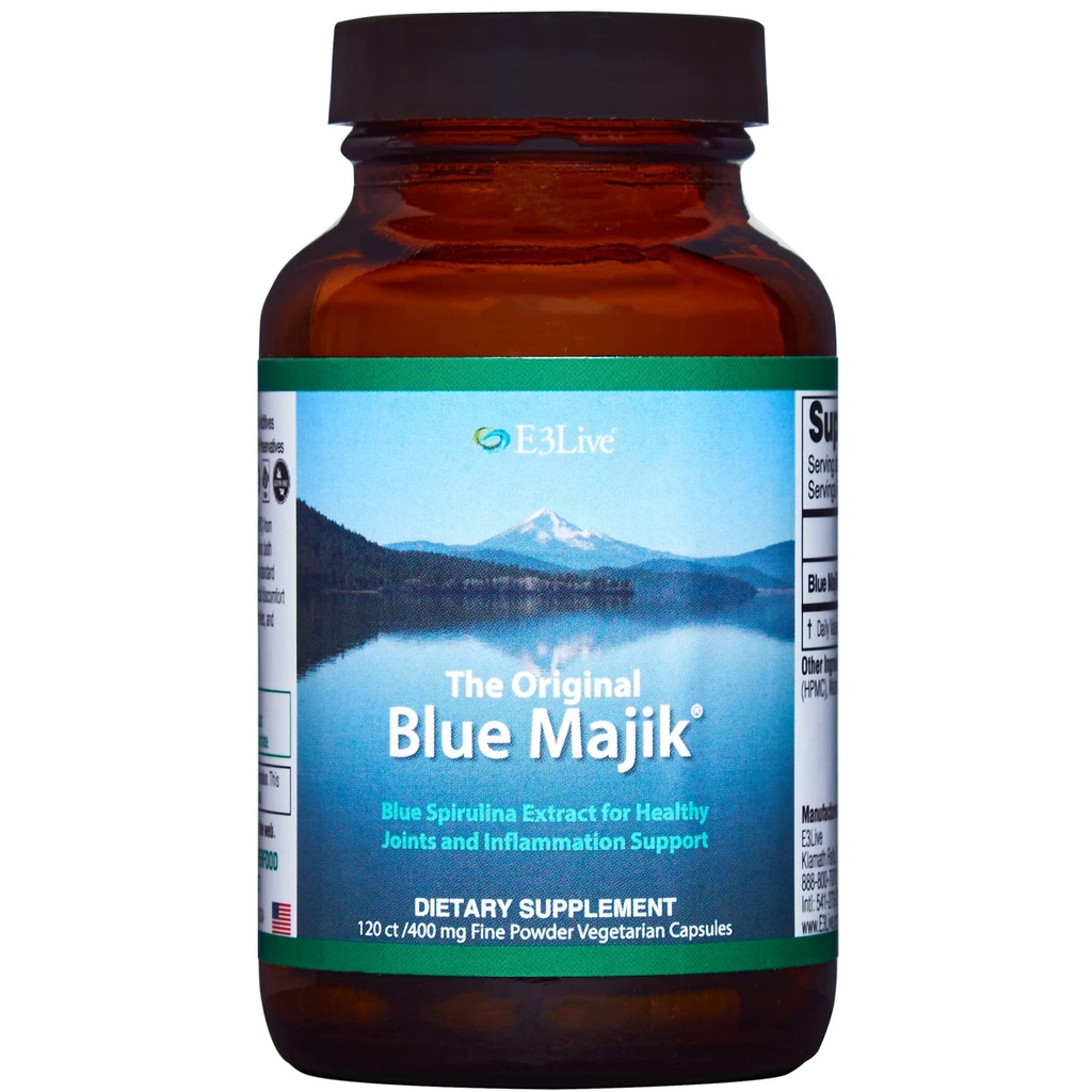 E3LIVE Blue Majik, 120 Count