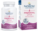 Nordic Naturals Prenatal DHA, Unflavored - 90 Soft Gels - 830 mg Omega-3 + 400 IU Βιταμίνη D3 - Υποστηρίζει την ανάπτυξη του εγκεφάλου στα μωρά Κατά τη διάρκεια της εγκυμοσύνης & της γαλουχίας - Μη ΓΤΟ - 45 Υπηρεσίες