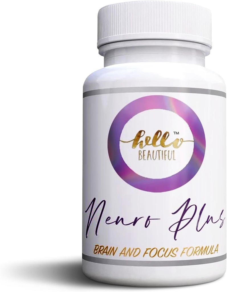 Hello Beautiful Neuro Plus Brain Focus Formula - Ενίσχυση μνήμης, συγκέντρωσης & νοητικής σαφήνειας - Nootropic συμπλήρωμα για την κορυφαία απόδοση εγκεφάλου