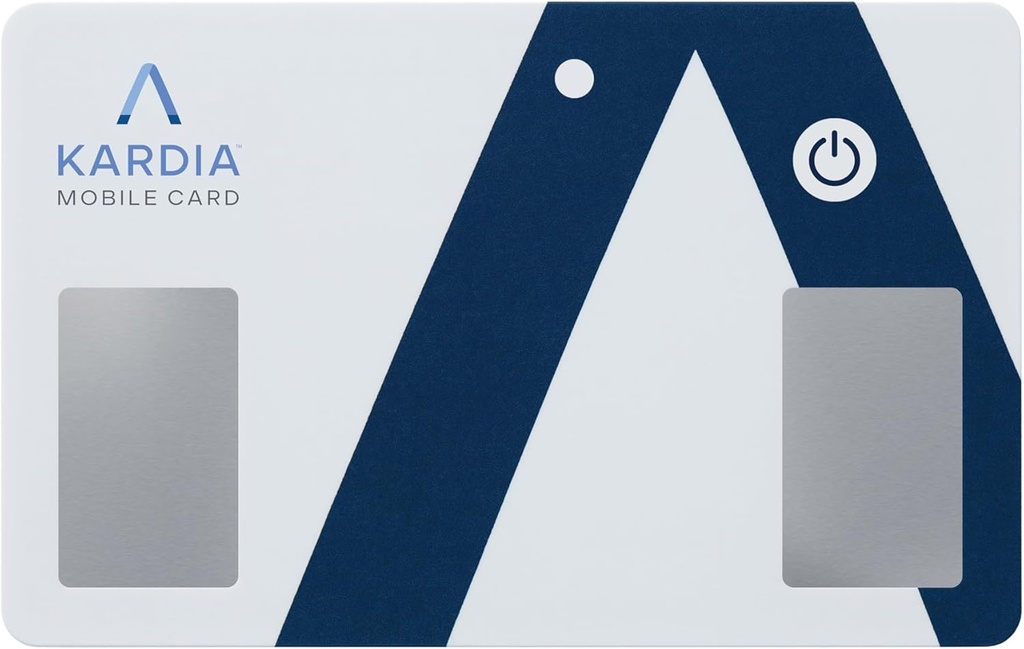 AliveCor KardiaMobile κάρτα πορτοφολιού-μεγέθους προσωπική συσκευή EKG - Εγγραφή μόνο-Lead EKGs On The Go και ανίχνευση ακανόνιστων καρδιακών παλμών