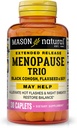 Mason Natural Menopause Trio: Black Cohosh, flaxseed, & Soy (Extended Release) - May Alleviate Hot Flashes & Night Sweats*, Υποστηρίζει Υγιεινή ισορροπία ορμονών*, 30 Caplets